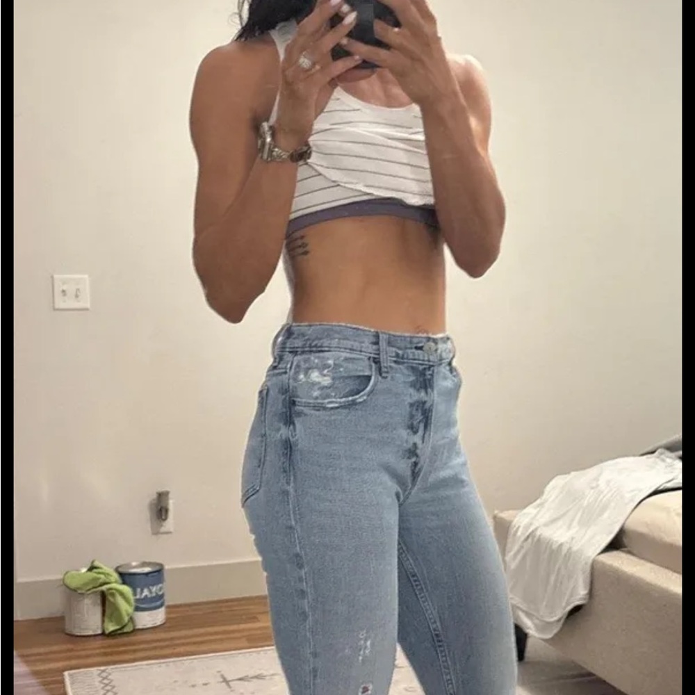 Abercrombie & Fitch Light Blue High Rise Jeans